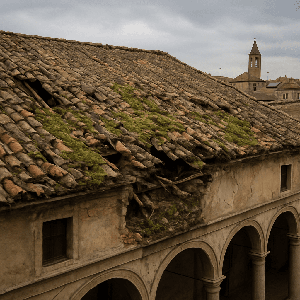 Tetto da rifare a Padova — Prima
