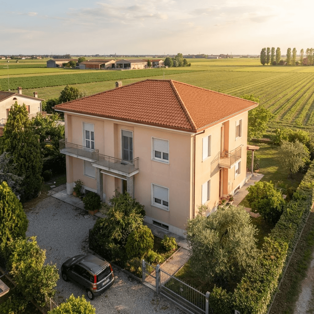 Tetto rifatto a San Donà di Piave — Dopo