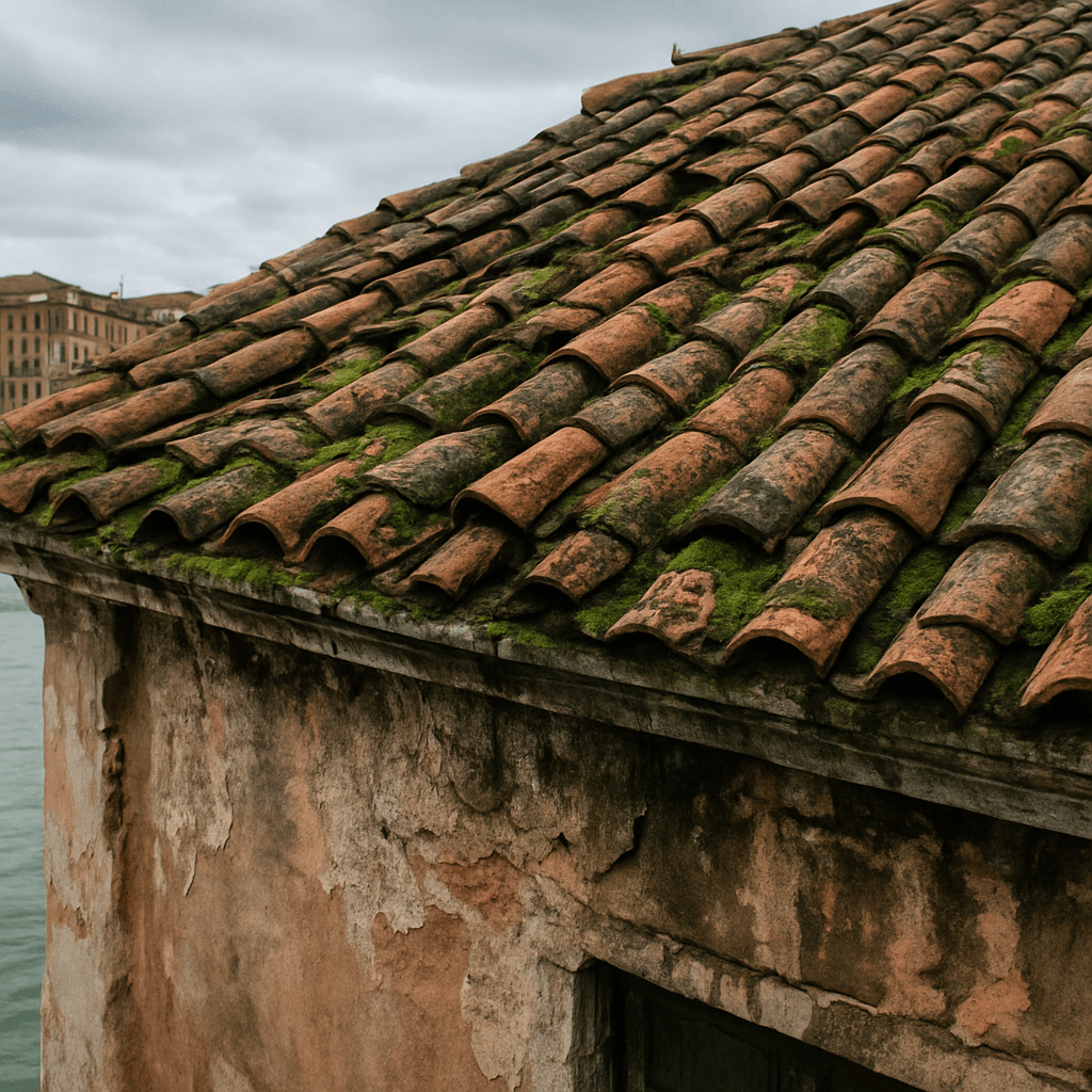 Tetto da rifare a Venezia — Prima