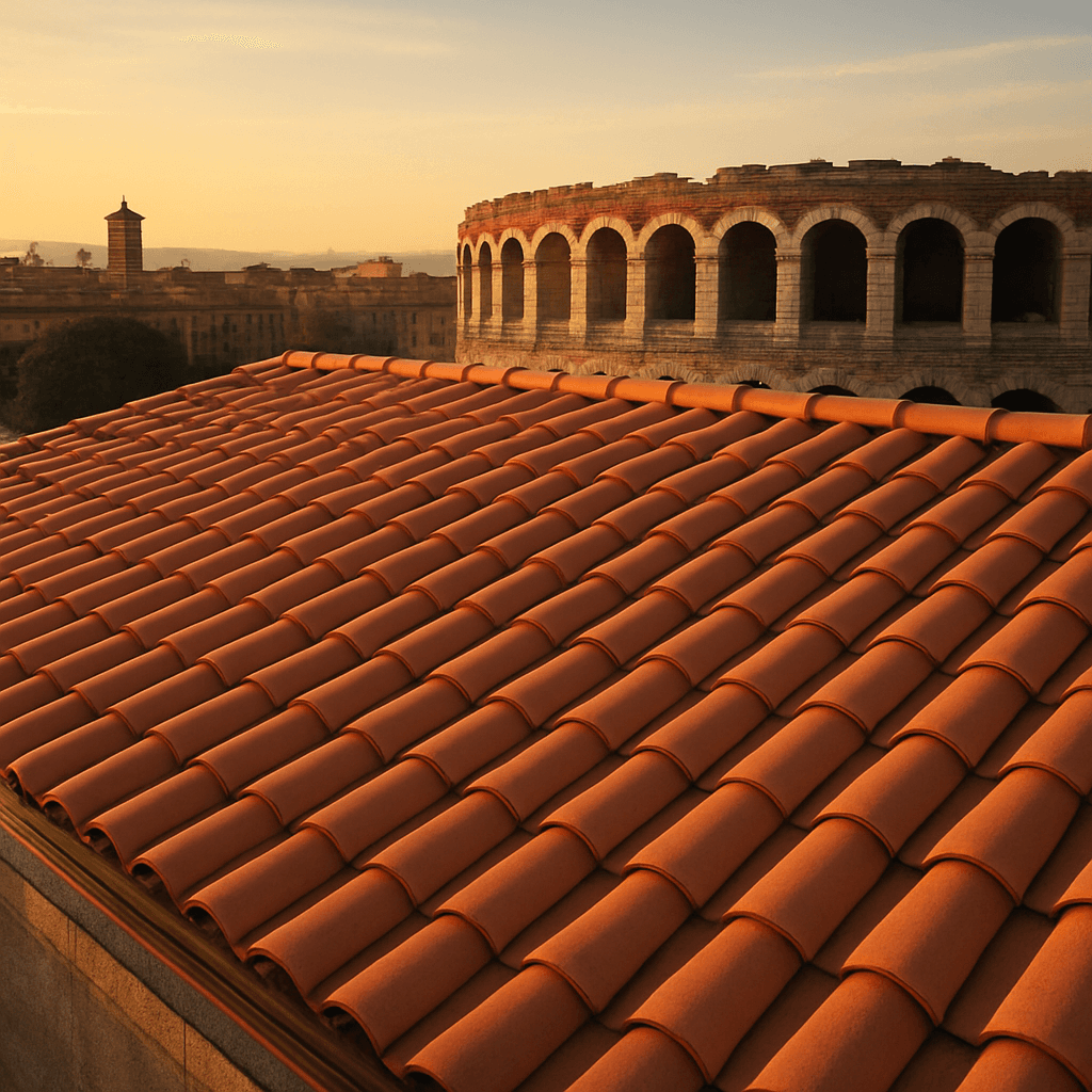 Tetto rifatto a Verona — Dopo