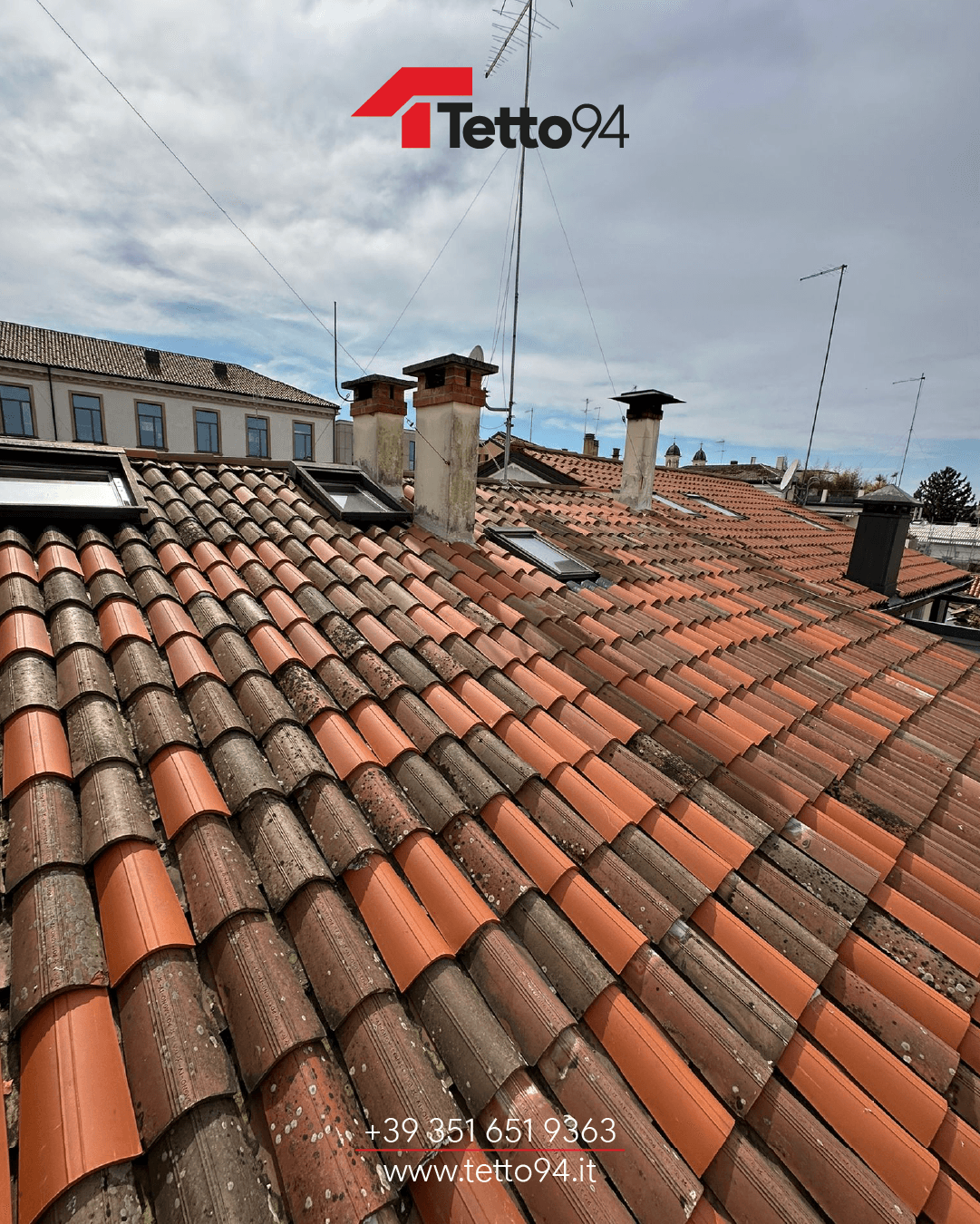 Copertura restaurata — Tetto94 Mestre